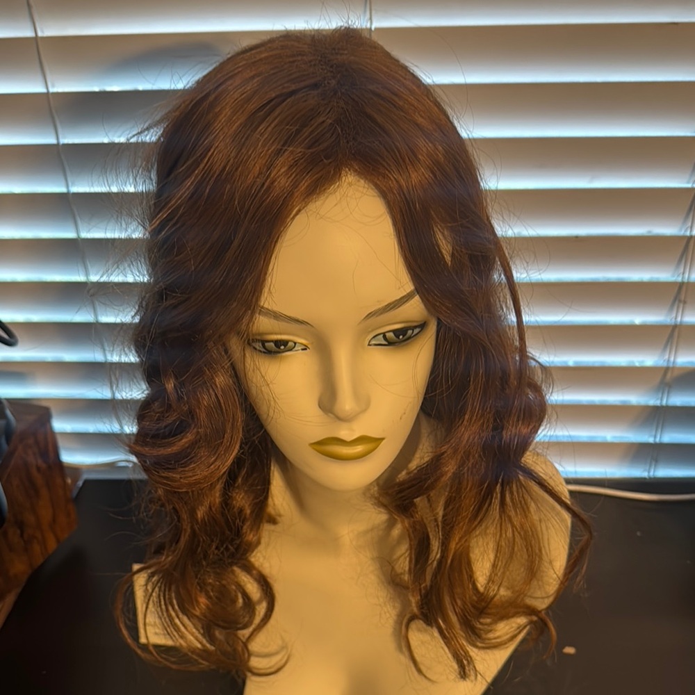 Brown Wavy Hair Wig